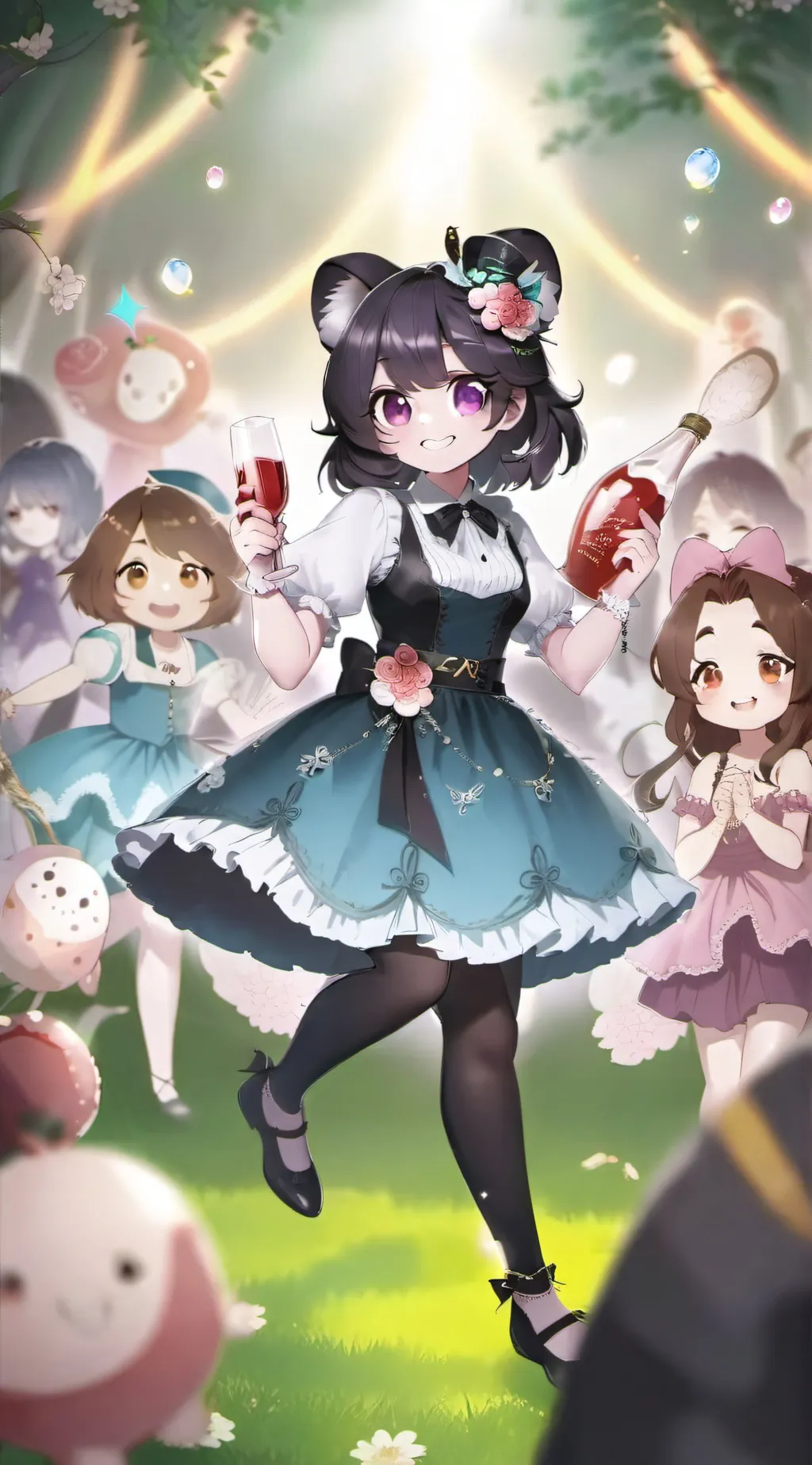 ai character: Party background