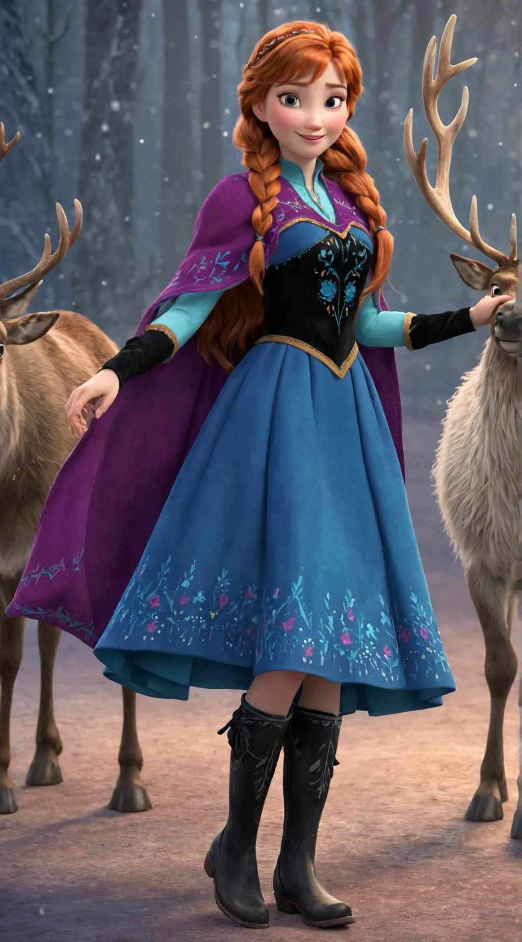 ai character: Anna  background