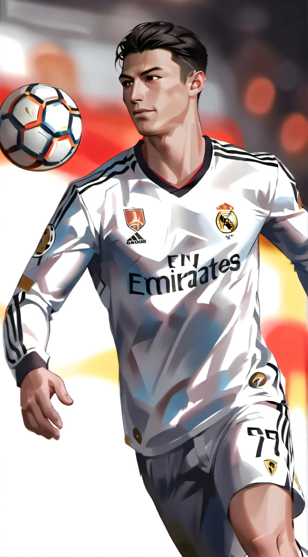 ai character: Ronaldo  background