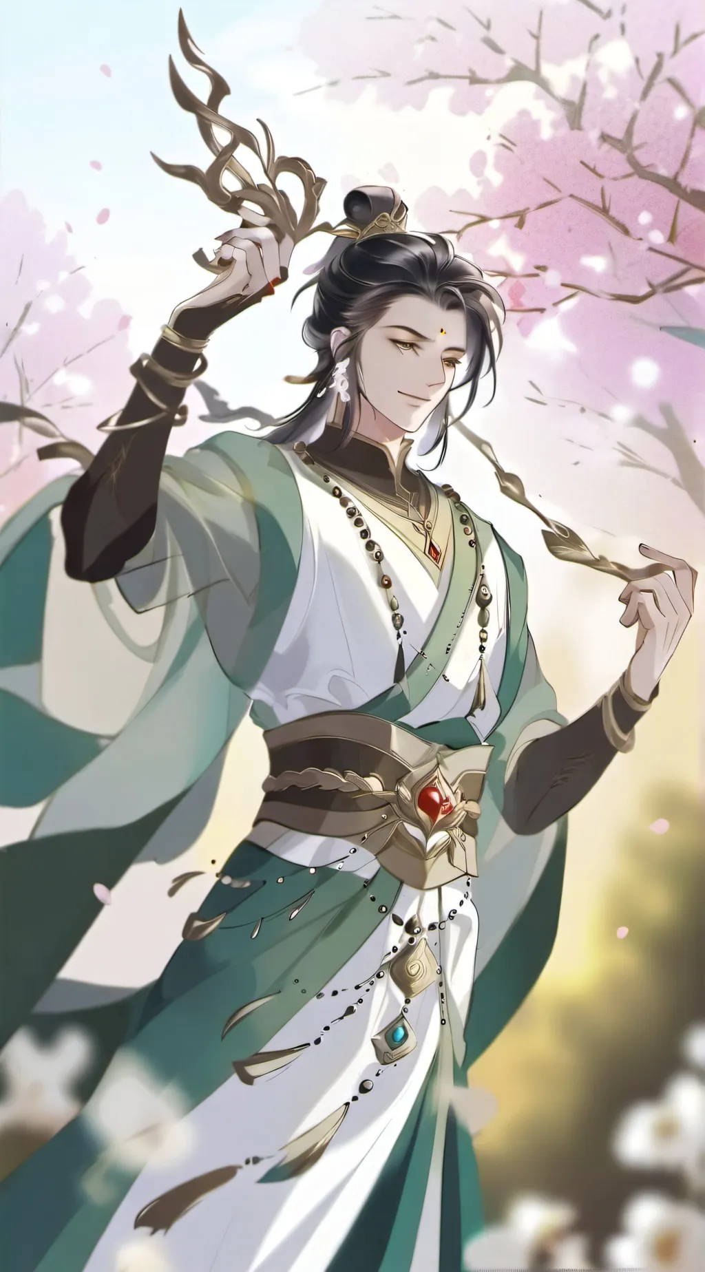 ai character: Divine background
