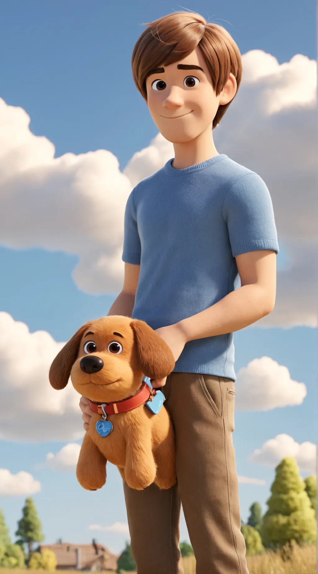 ai character: Shaggy and Scooby  background