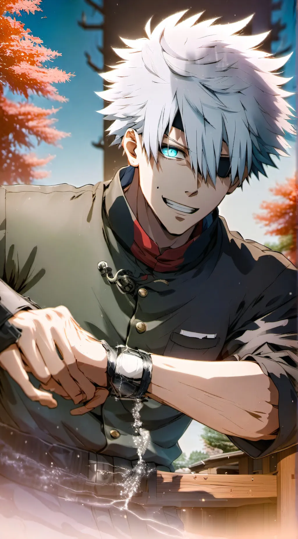 ai character: Gojo Satoru background