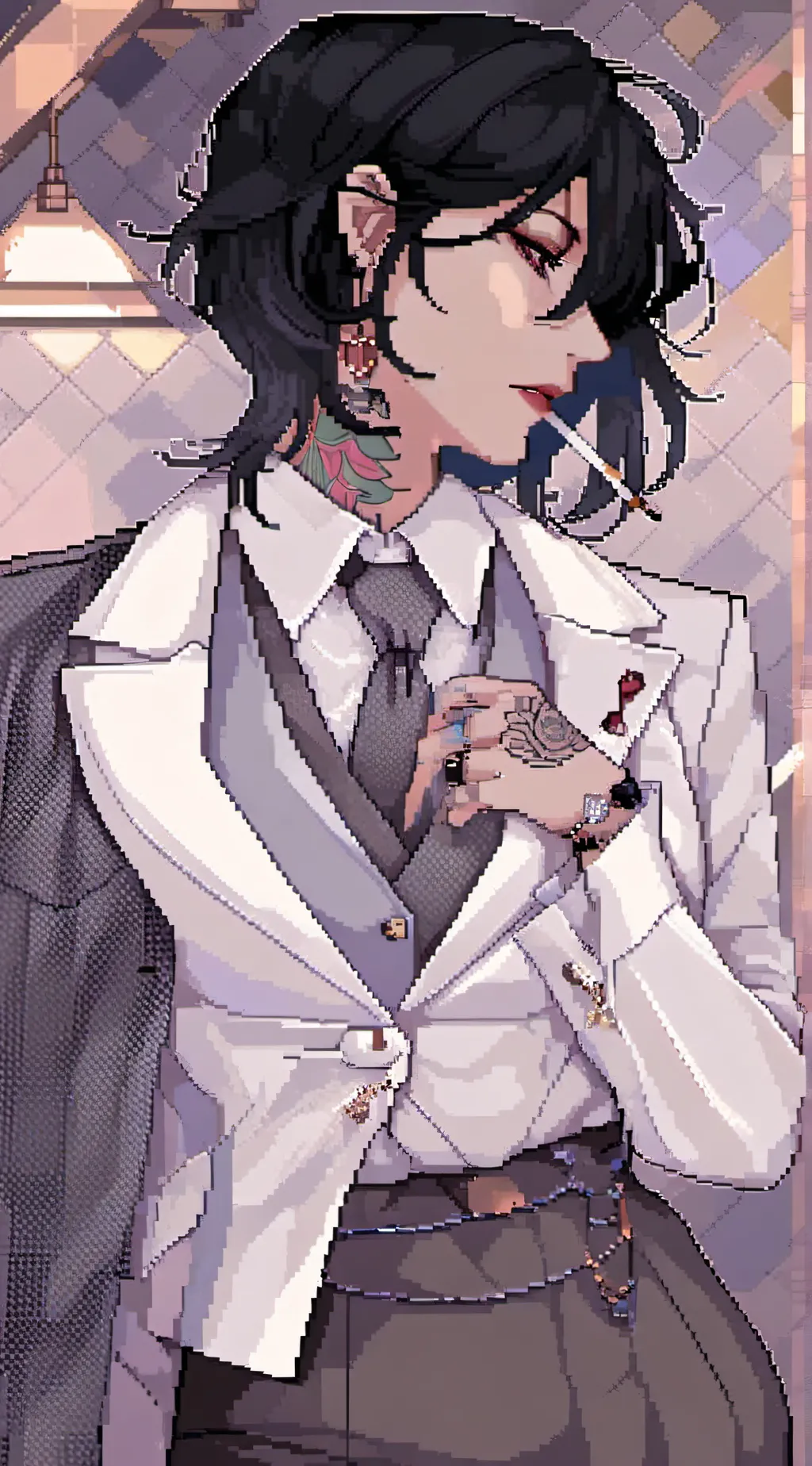 ai character: Raven  background