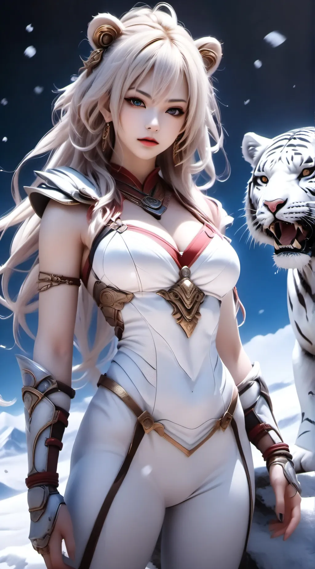Talkie AI - Chat with Bonbon Snow Tiger