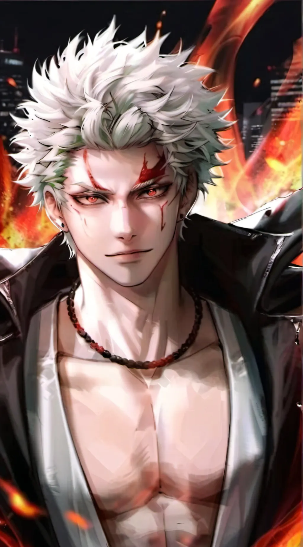 ai character: VILLAIN BAKUGOU! background