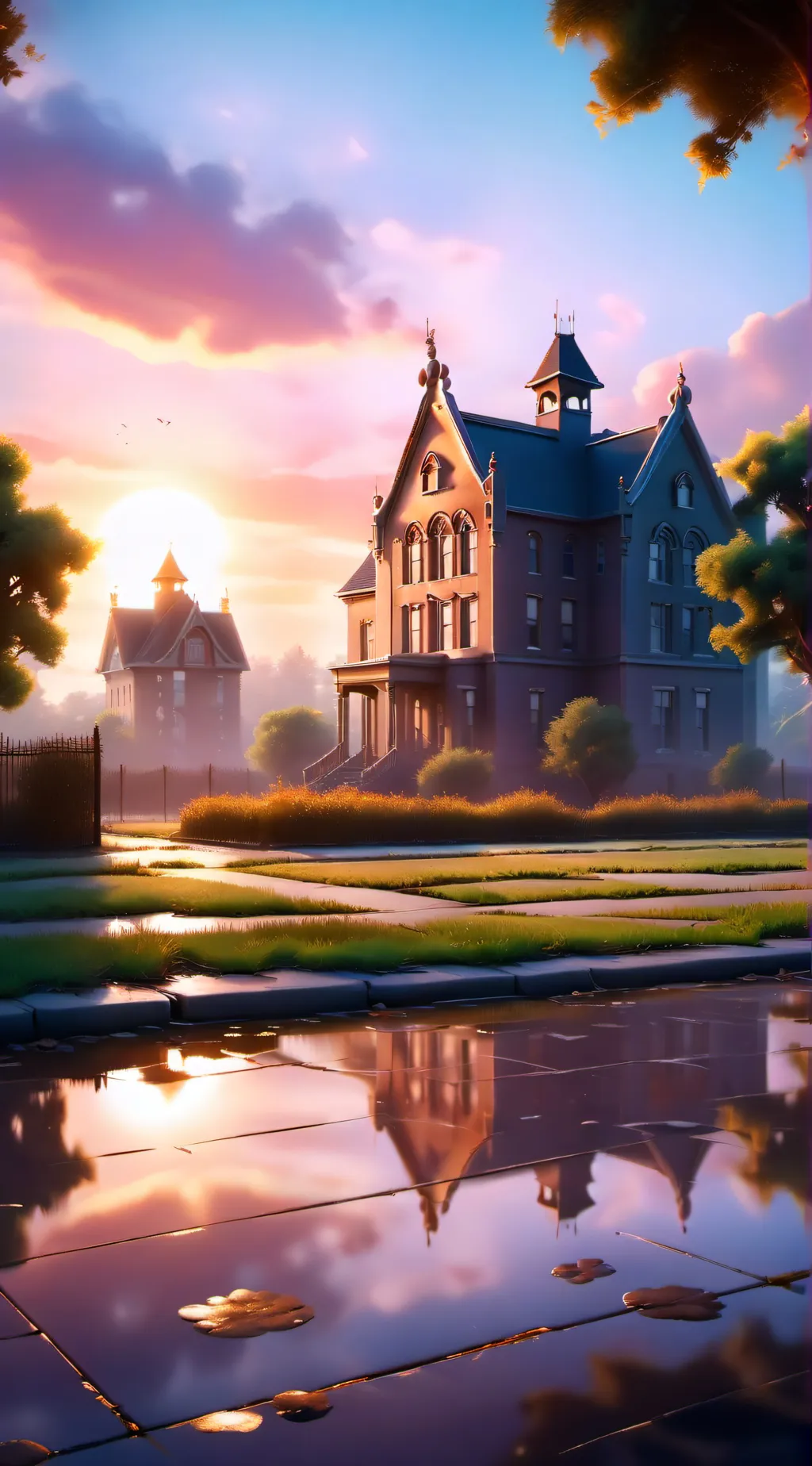 ai character: KNY ACADEMY X MHA! background