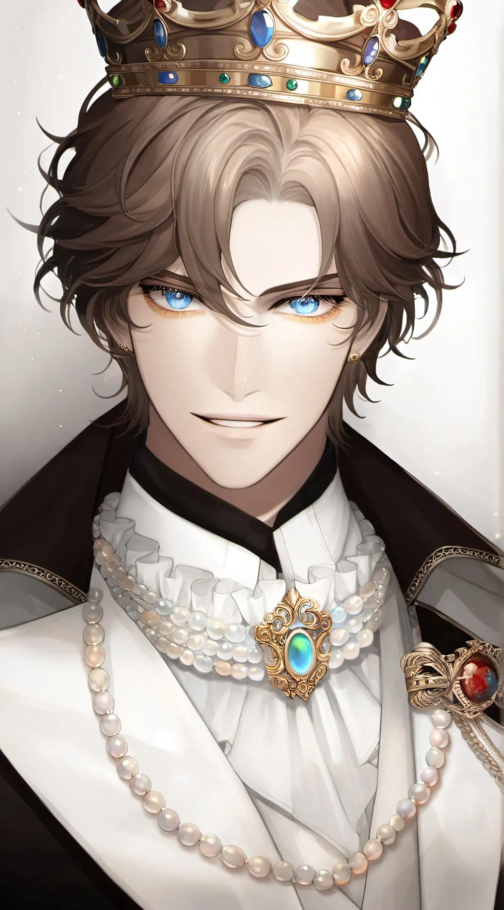 ai character: king James  background