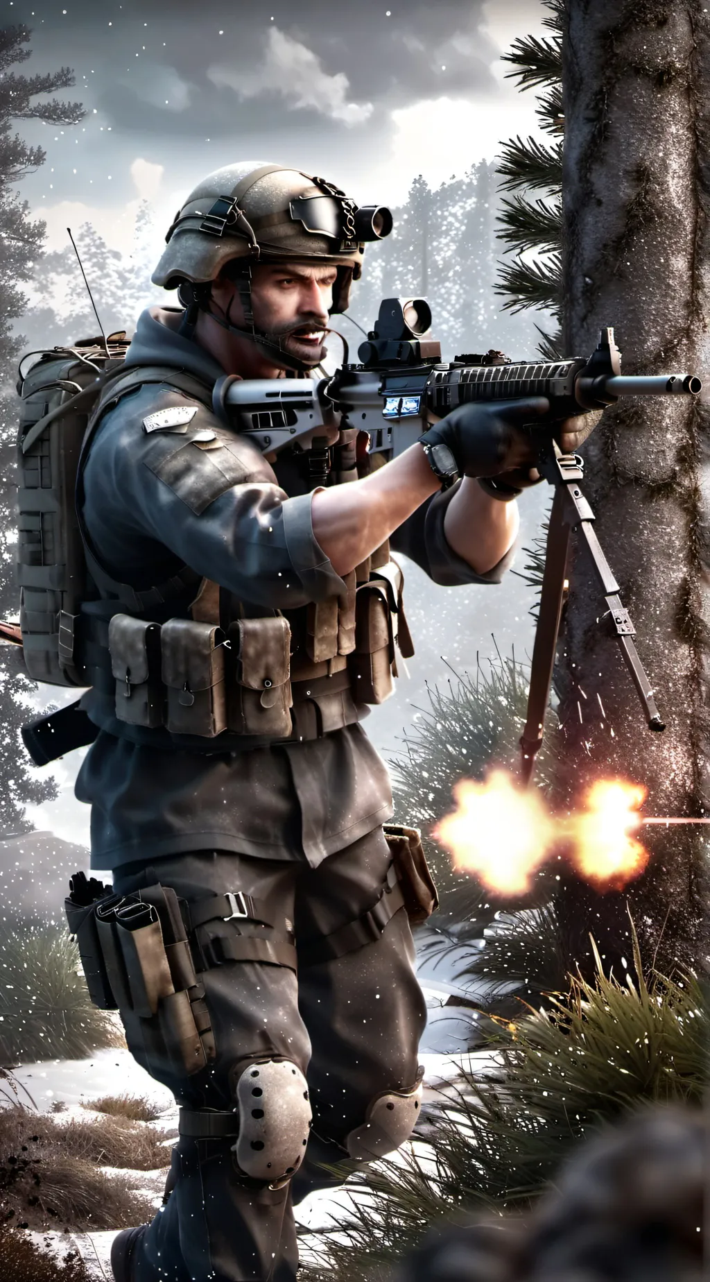 ai character: Chris Wolf background