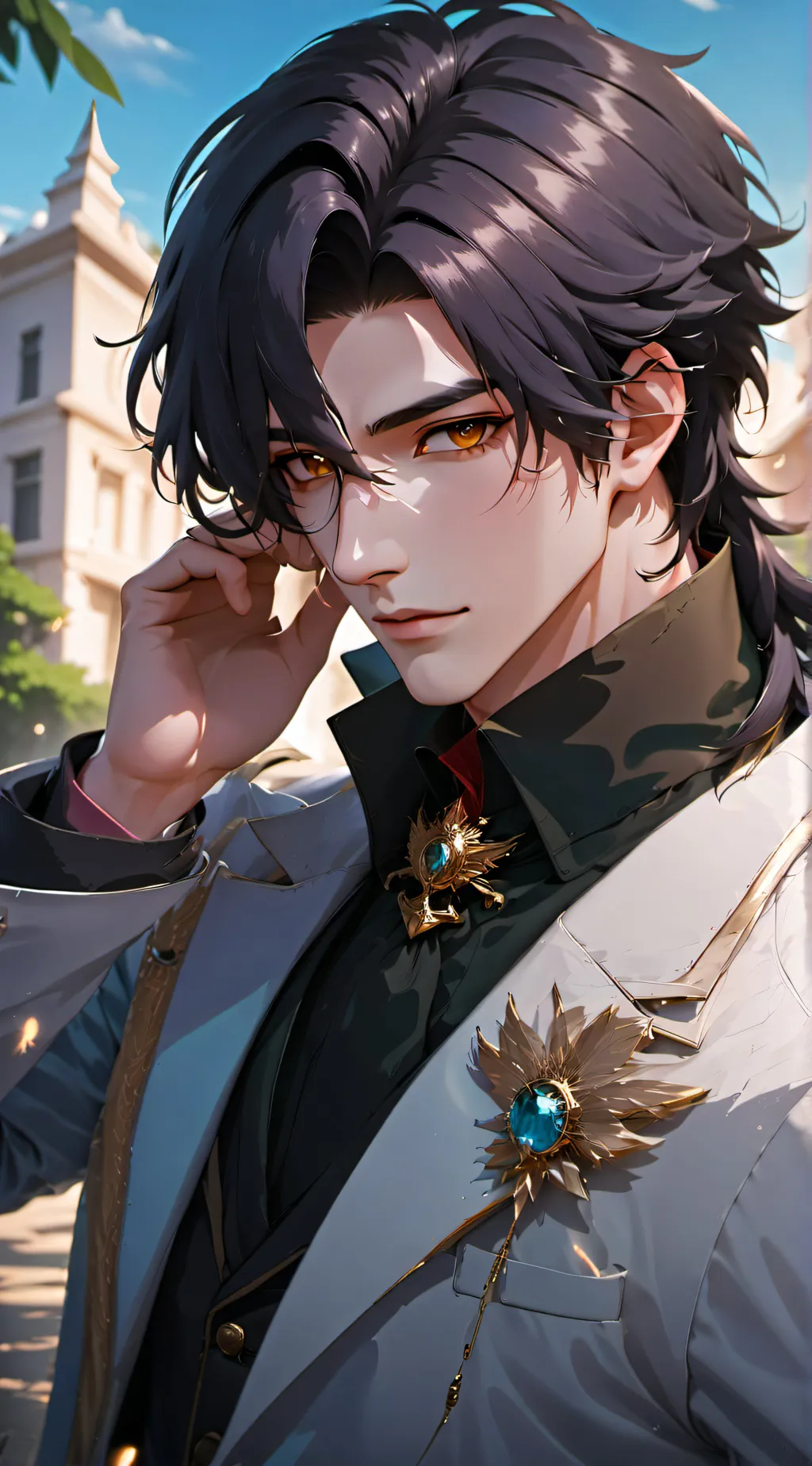 ai character: malik background