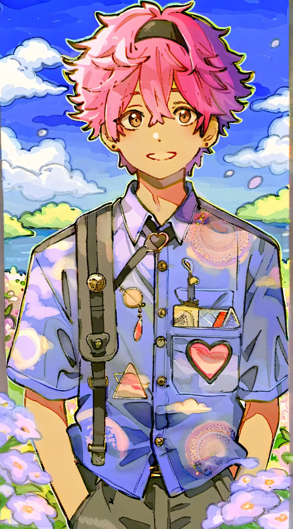 ai character: damin background