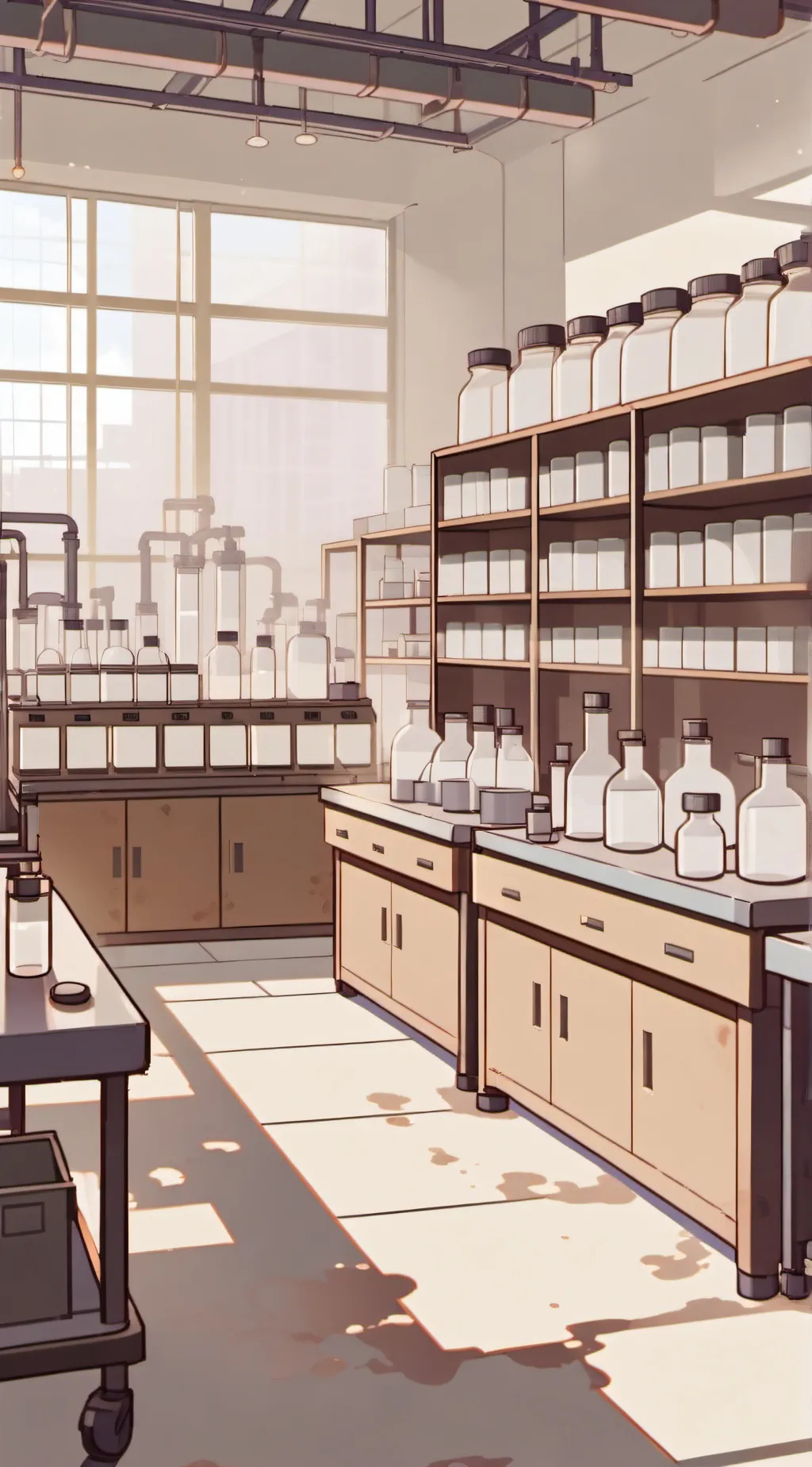 ai character: lab background