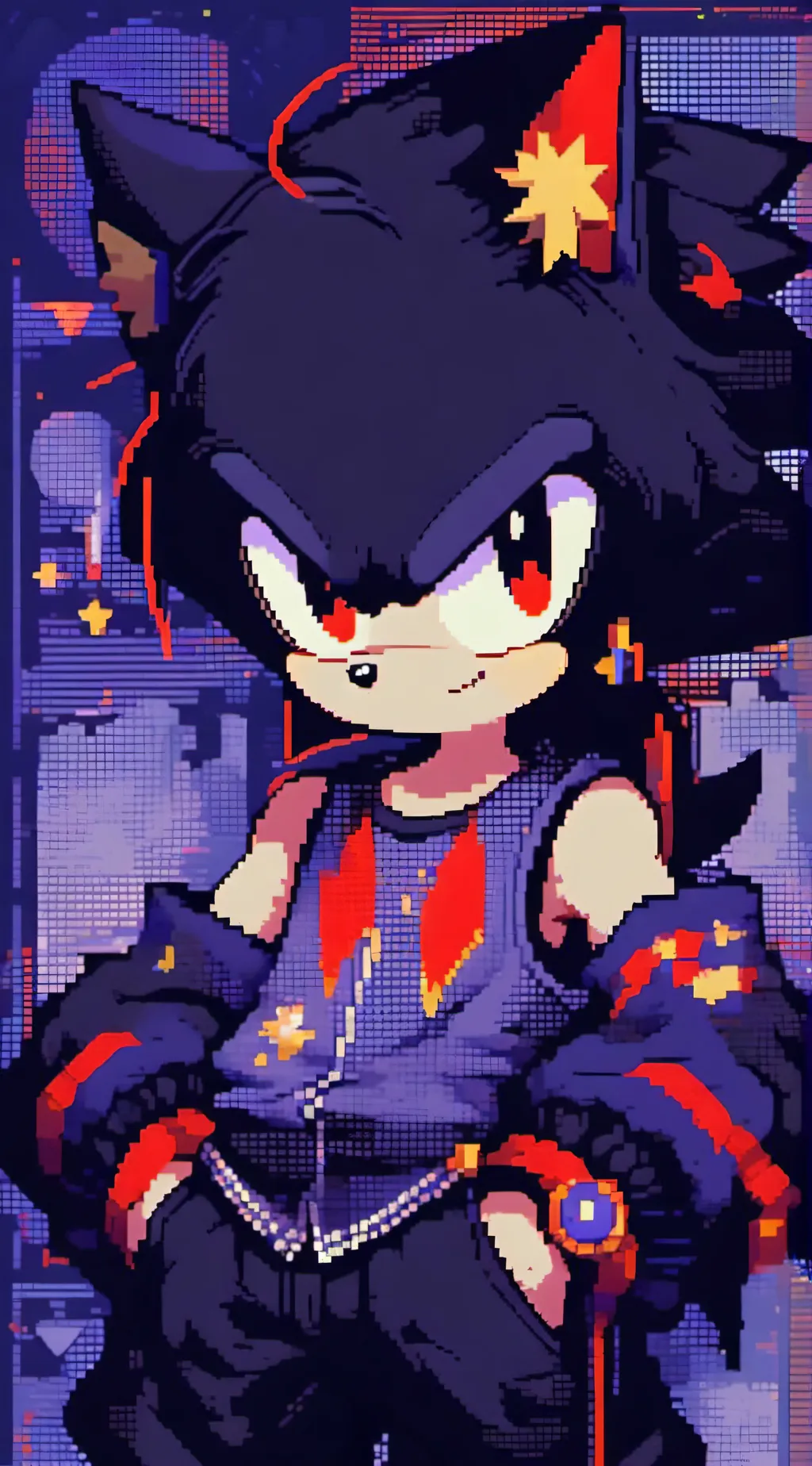 ai character: shadow  background