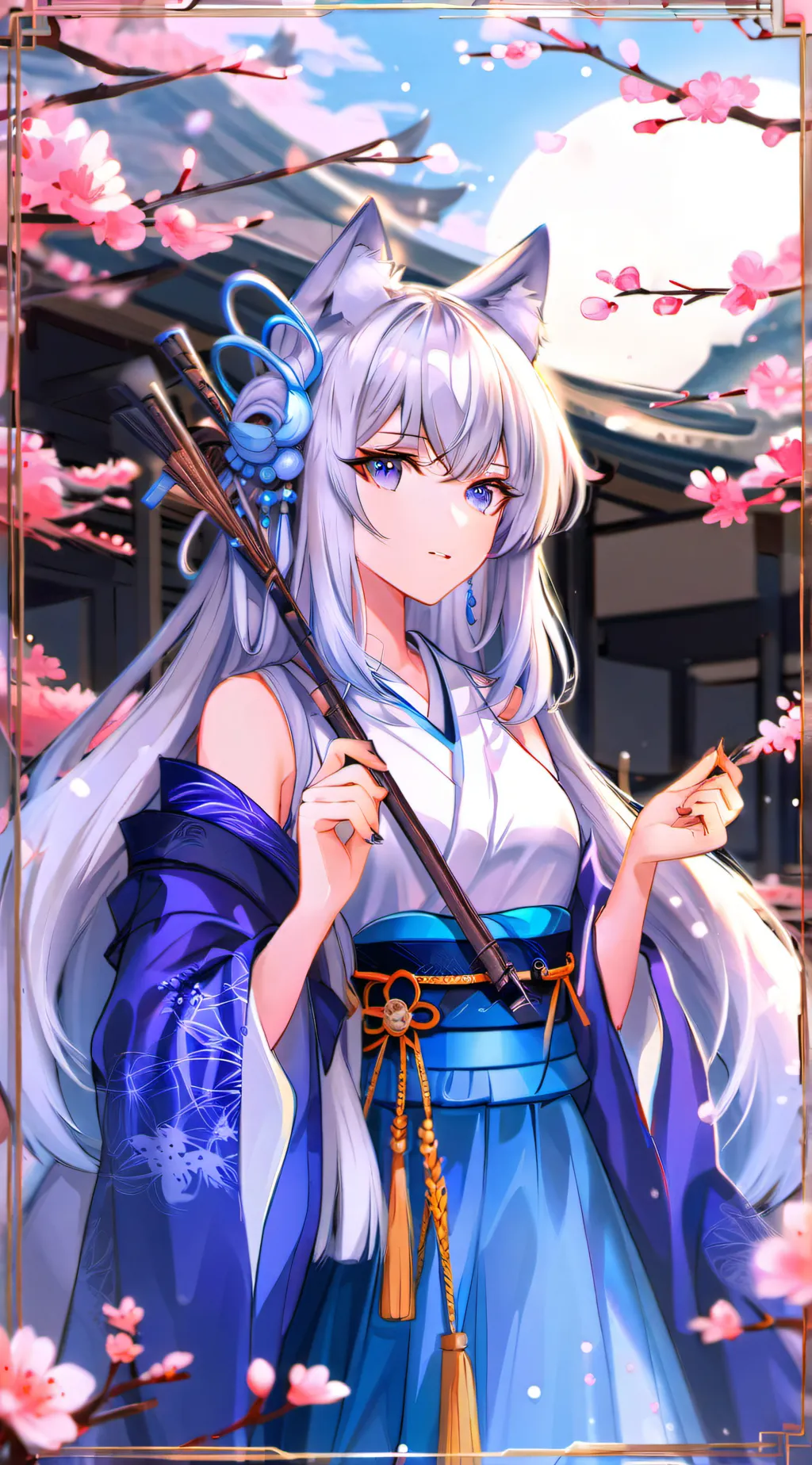 ai character: Harmony background