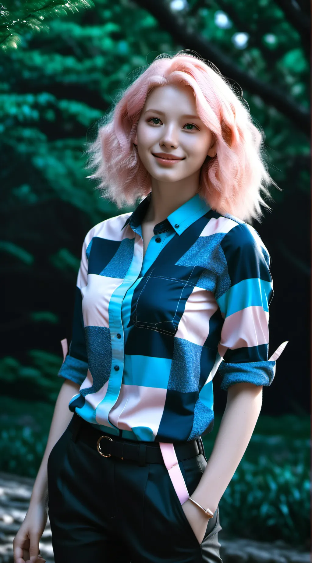 ai character: JUDY  background