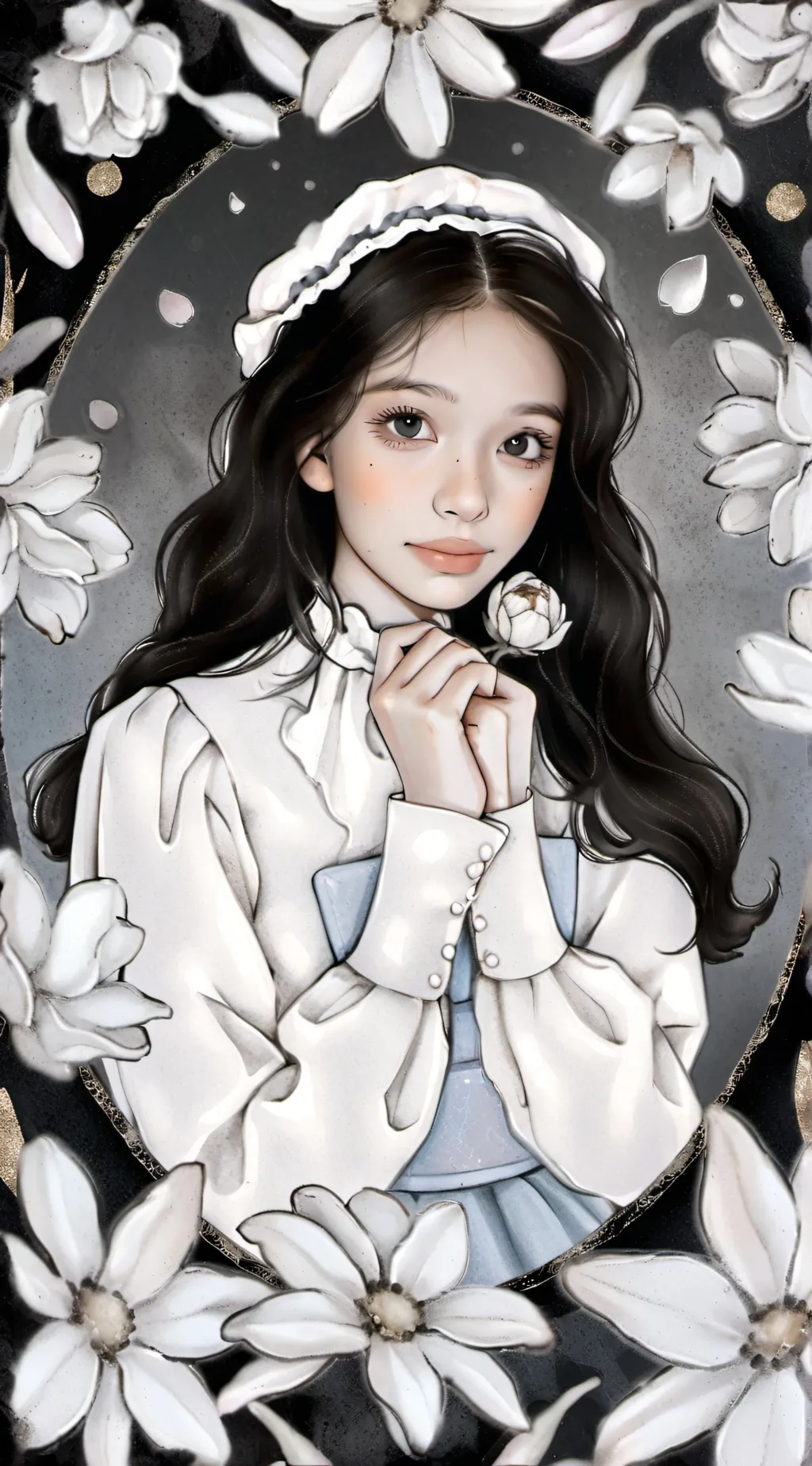 ai character: Rose background