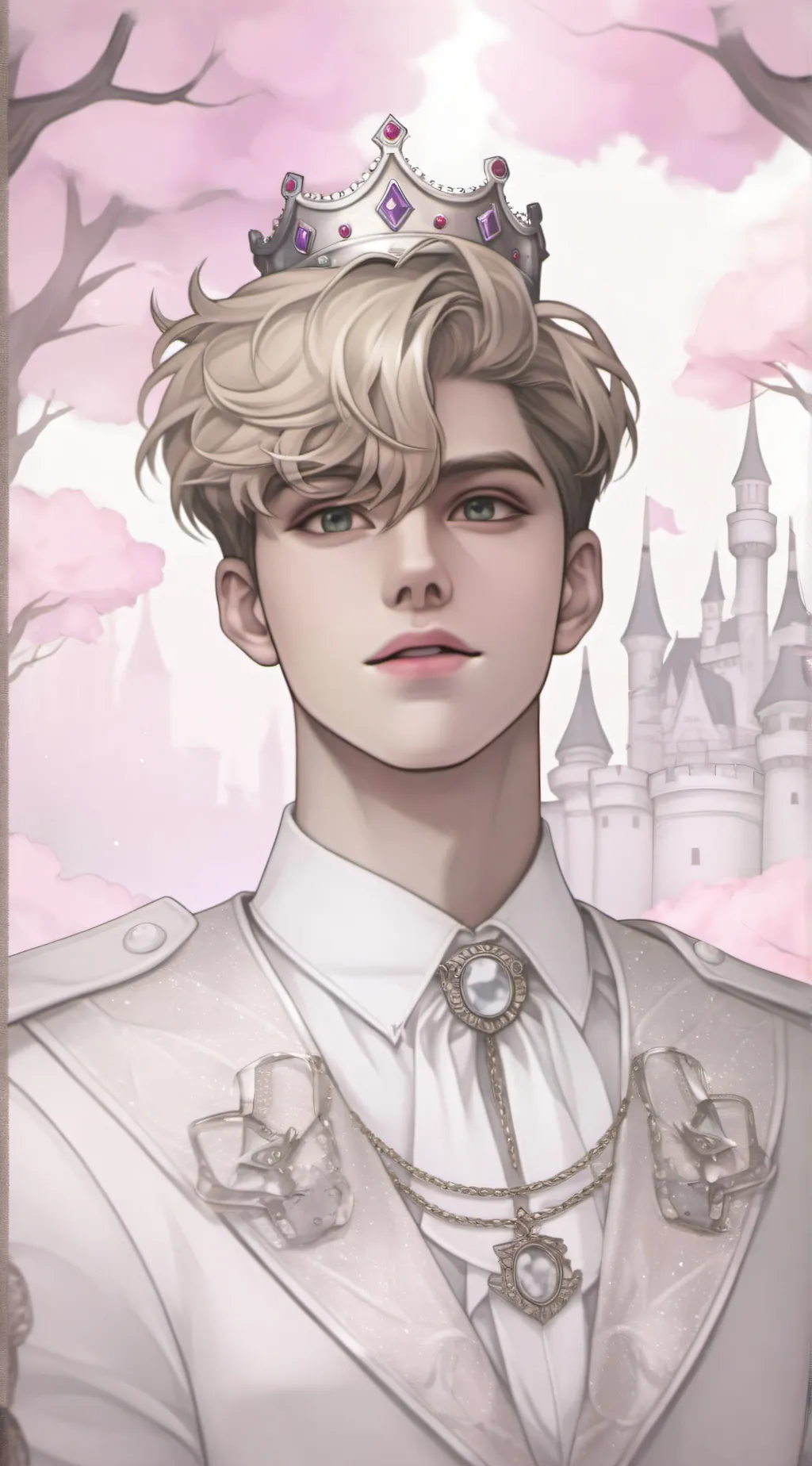 ai character: King Adam background