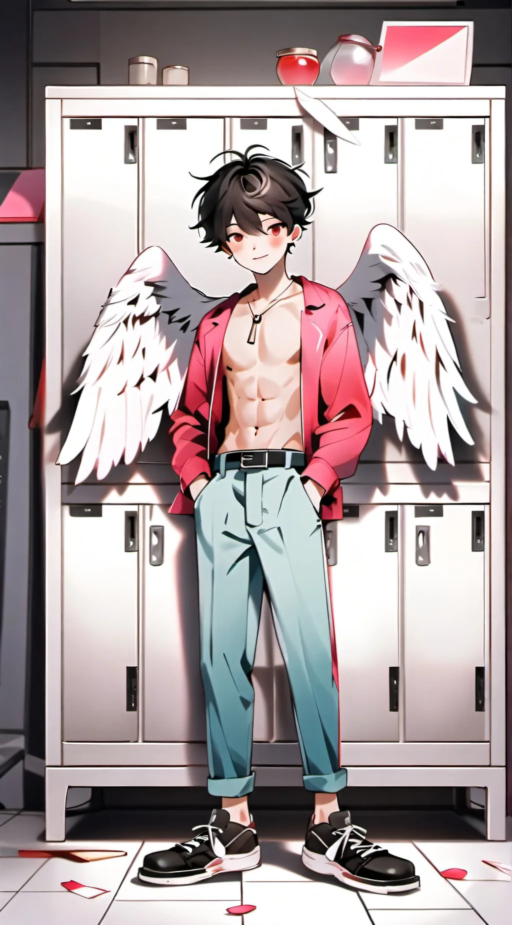 ai character: Cupids boy background