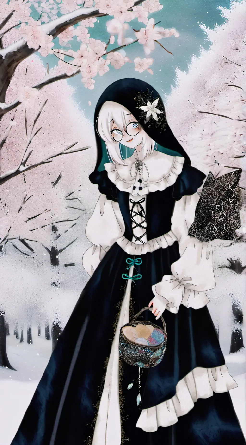 ai character: MD HAUNTED HOUSE!! background