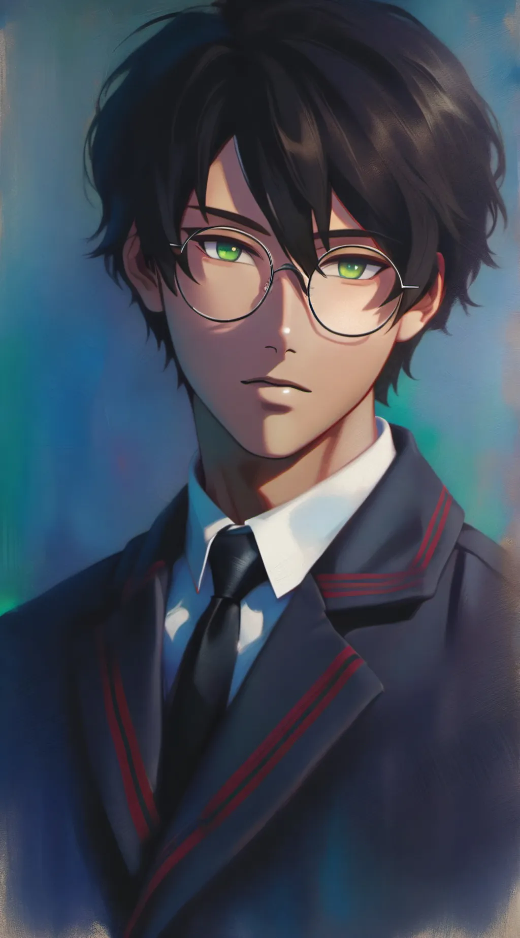 ai character: Apollo  background