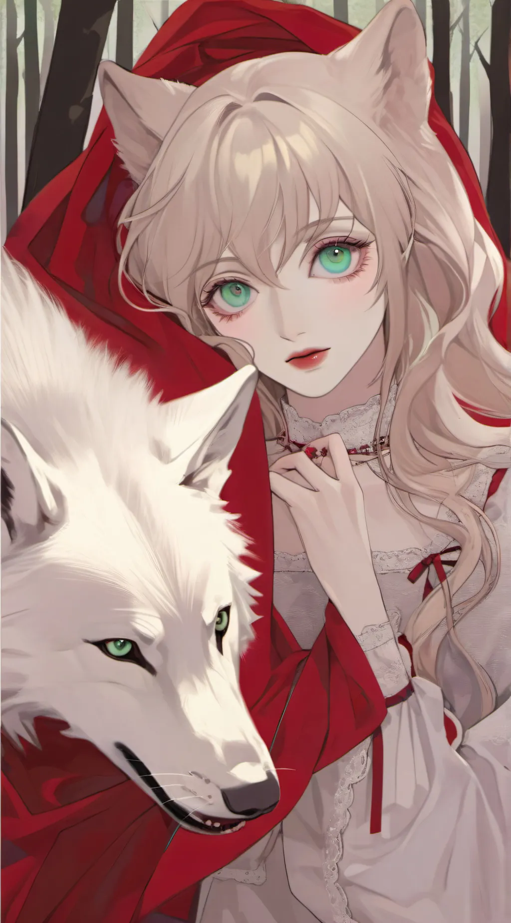 ai character: Peony background