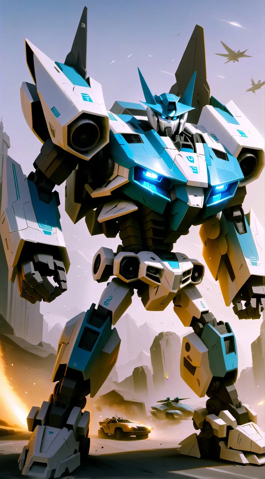 ai character: Paximus Prime  background