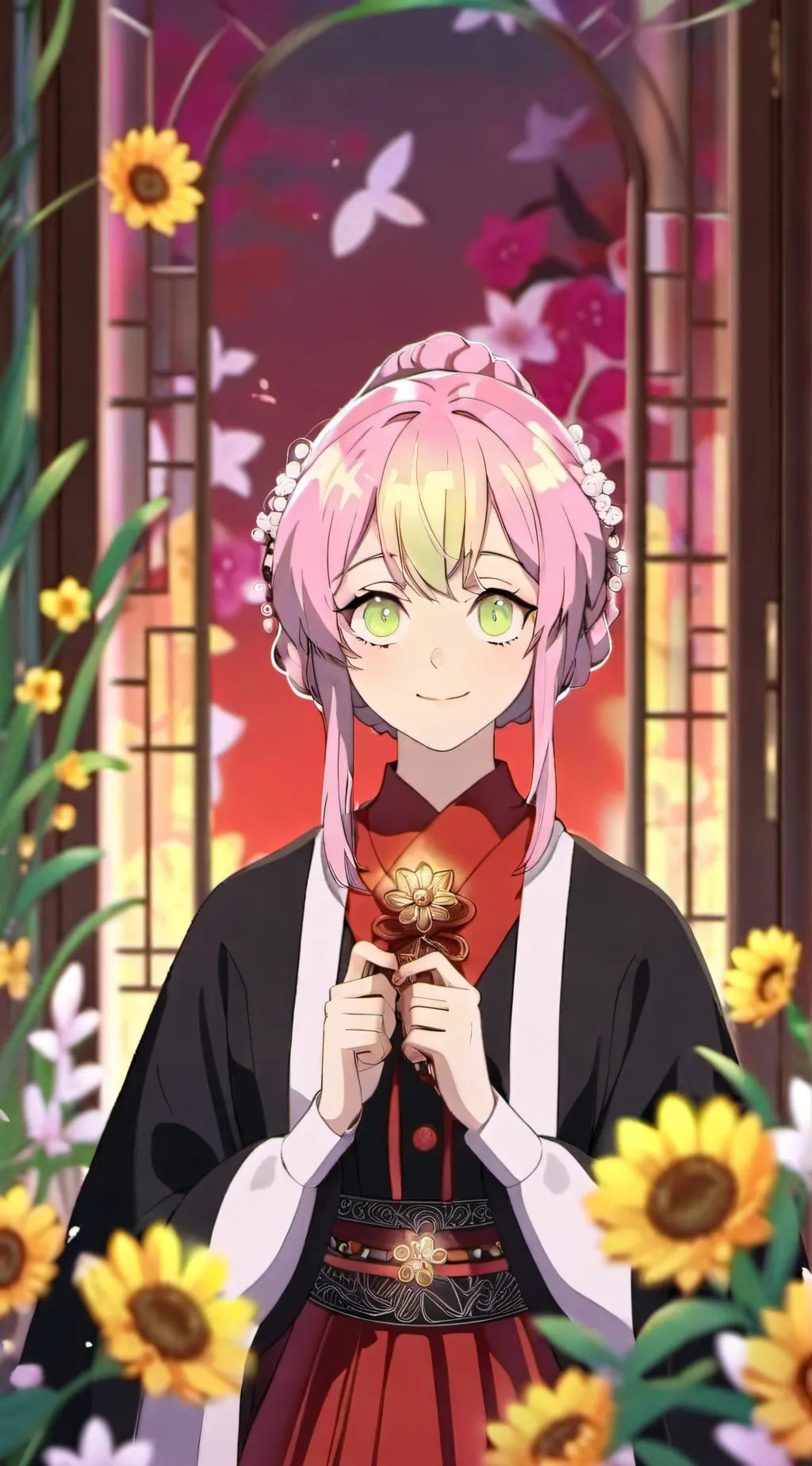 ai character: mitsuri kanroji background