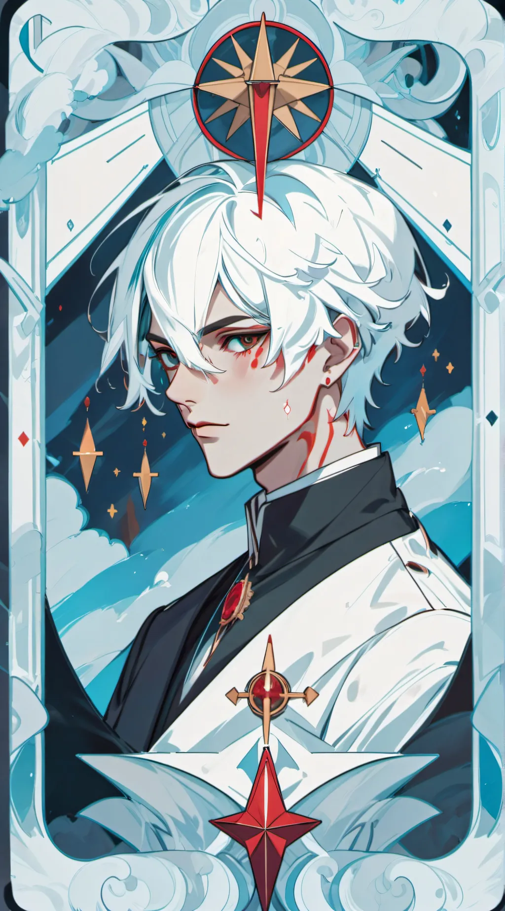 ai character: shoto todoroki  background