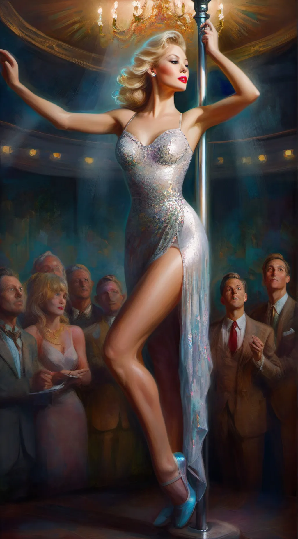 ai character: Stripper background