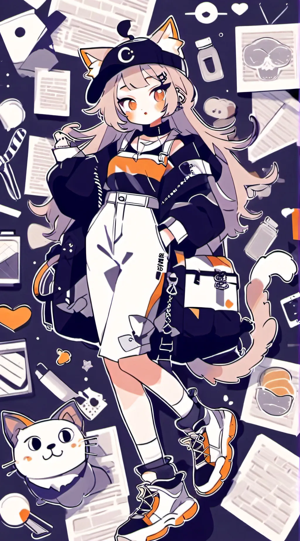 ai character: Lilly background