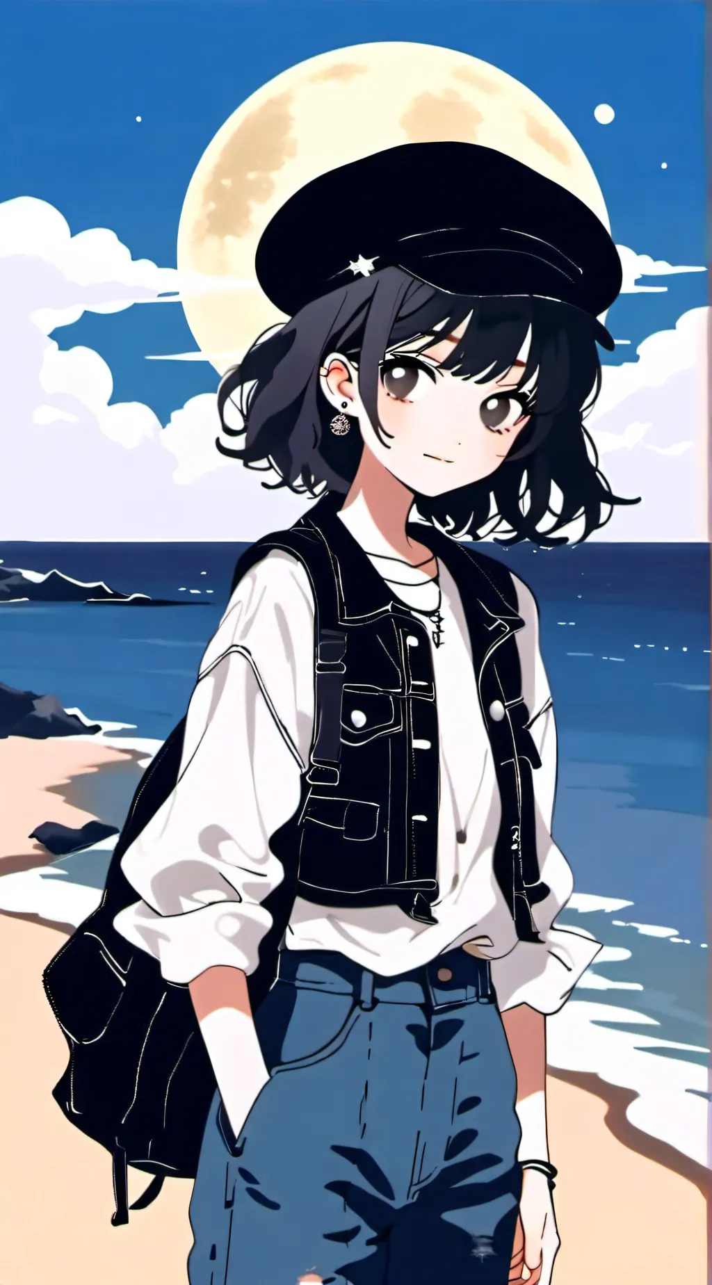 ai character: Veronica  background