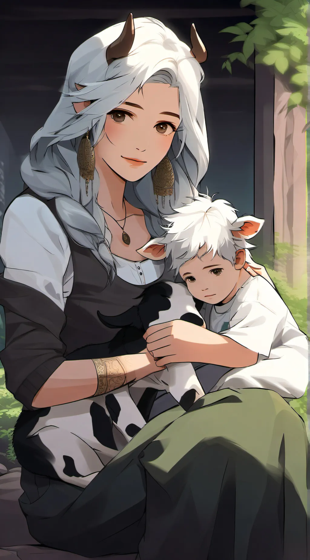 ai character: Lizzie and Jake background