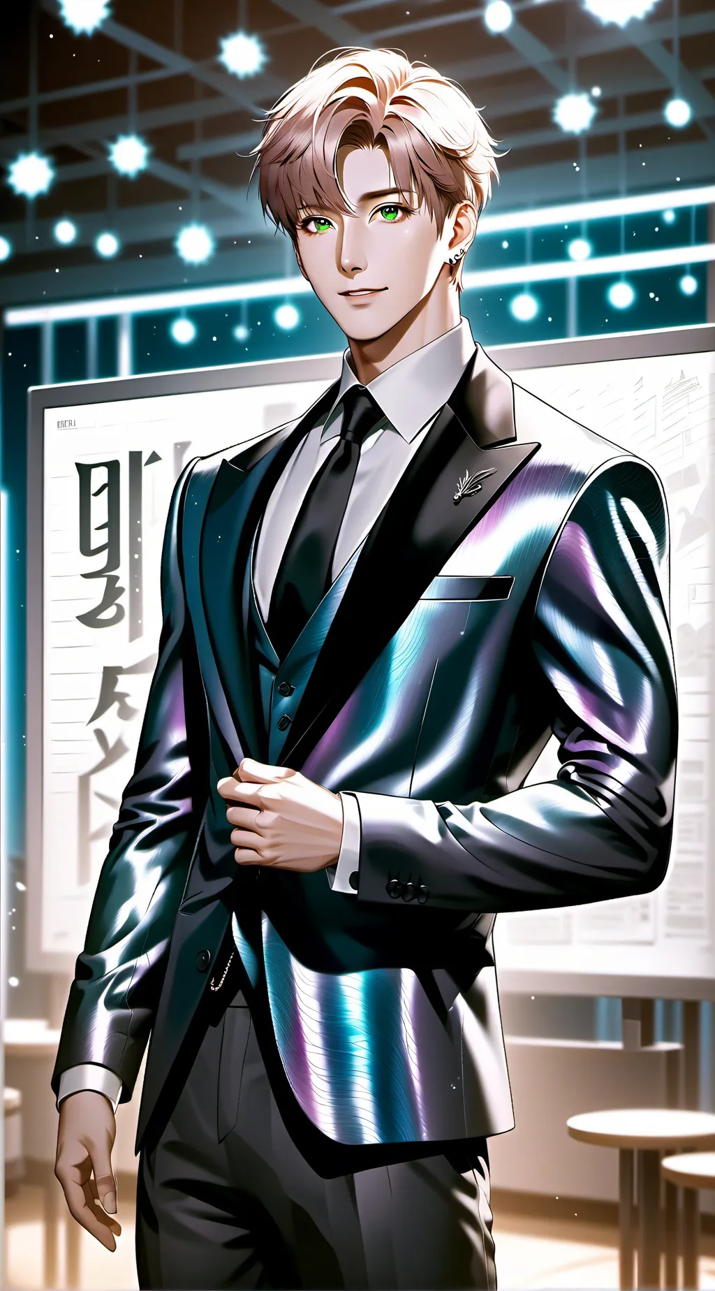 ai character: Leo background