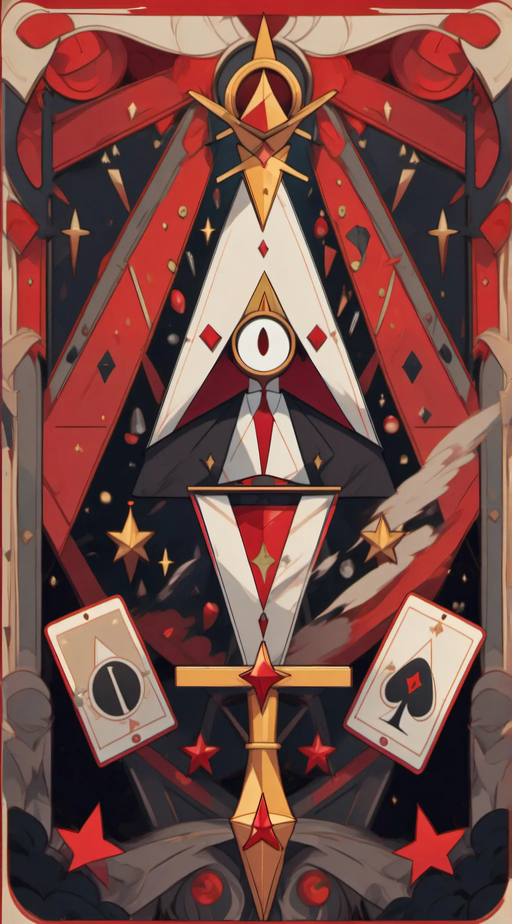 ai character: gravity falls background