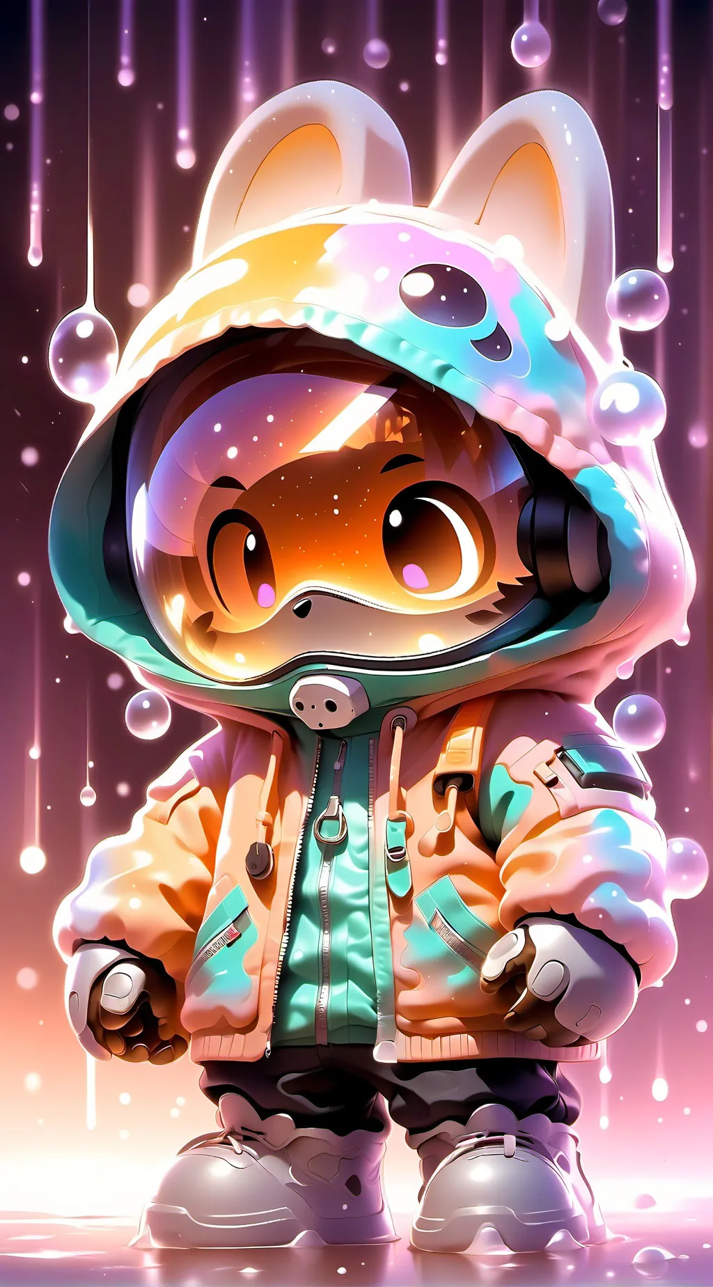 ai character: Ginnipig Solar background