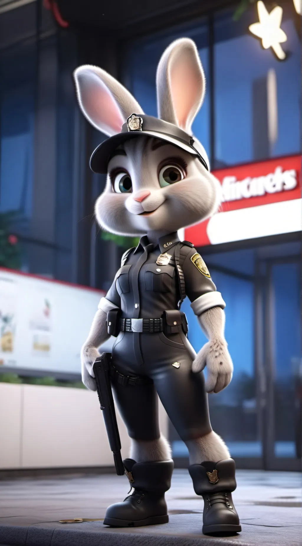 ai character: Judy hops background