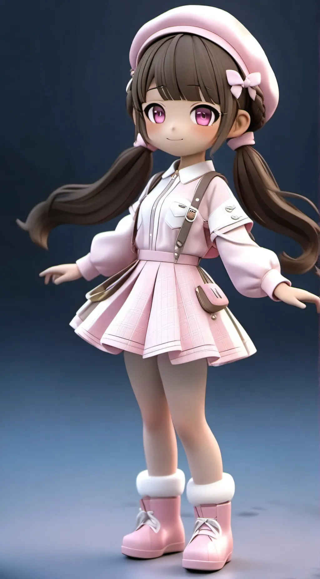 ai character: Luna background