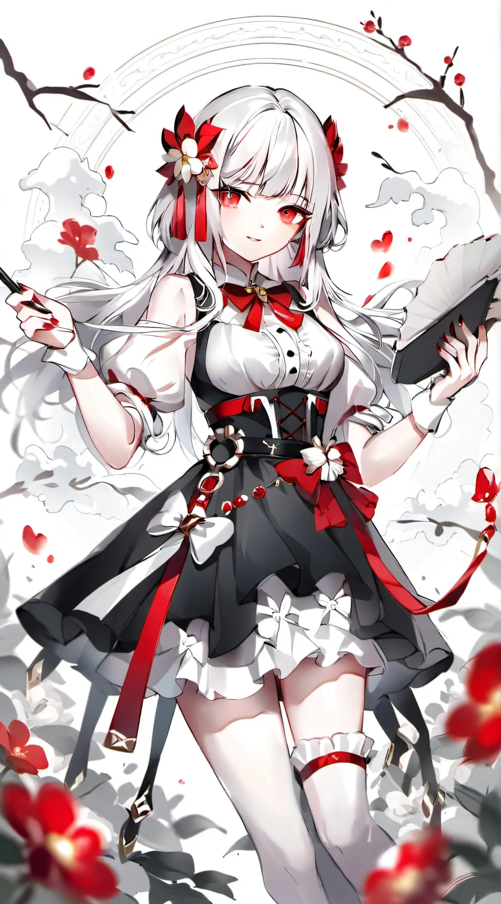 ai character: haunted house ￼ background