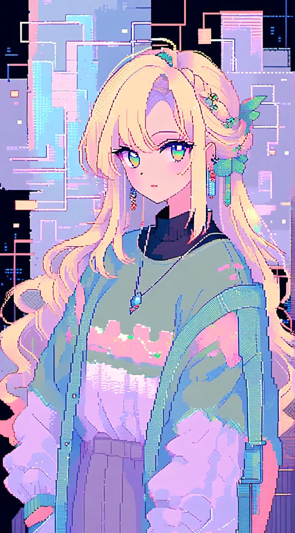 ai character: U and MHA background