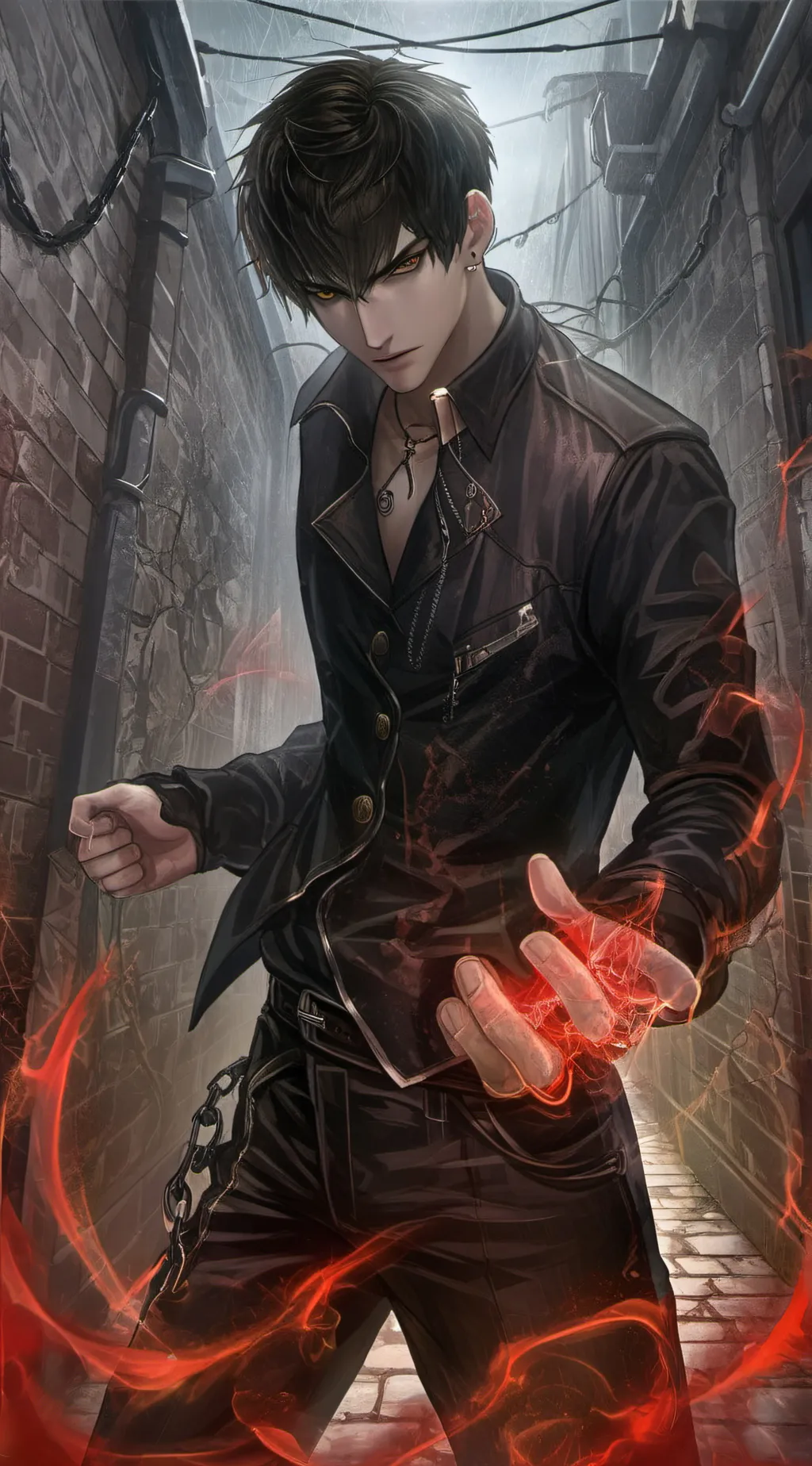 ai character: Raka background