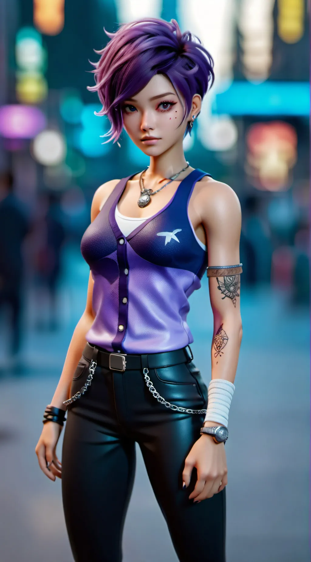 ai character: Vi background