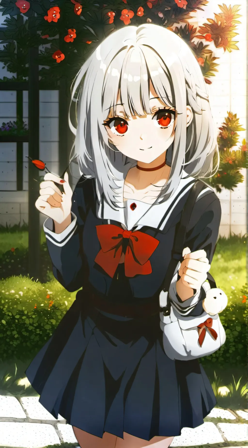 ai character: Osaka background