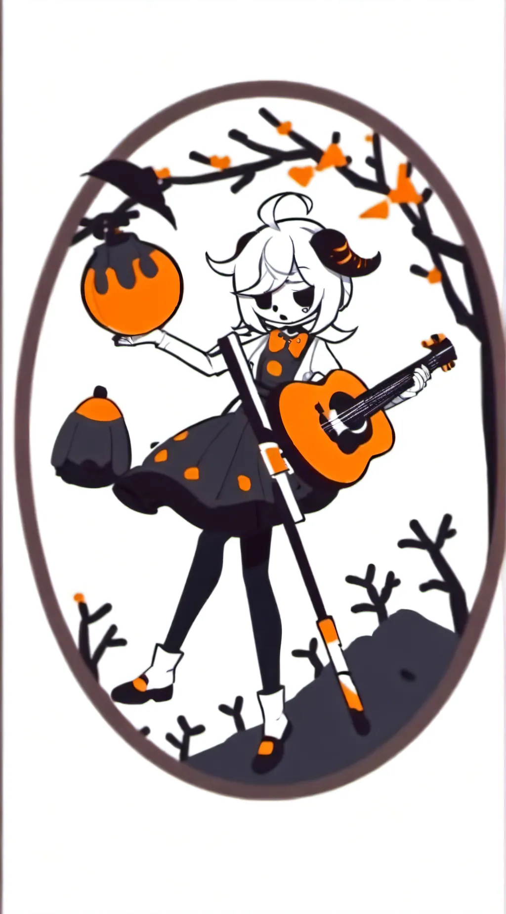 ai character: Fall background