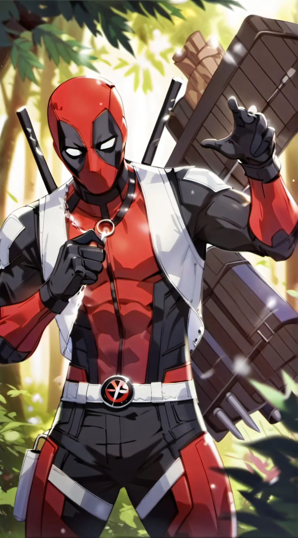 ai character: Deadpool background