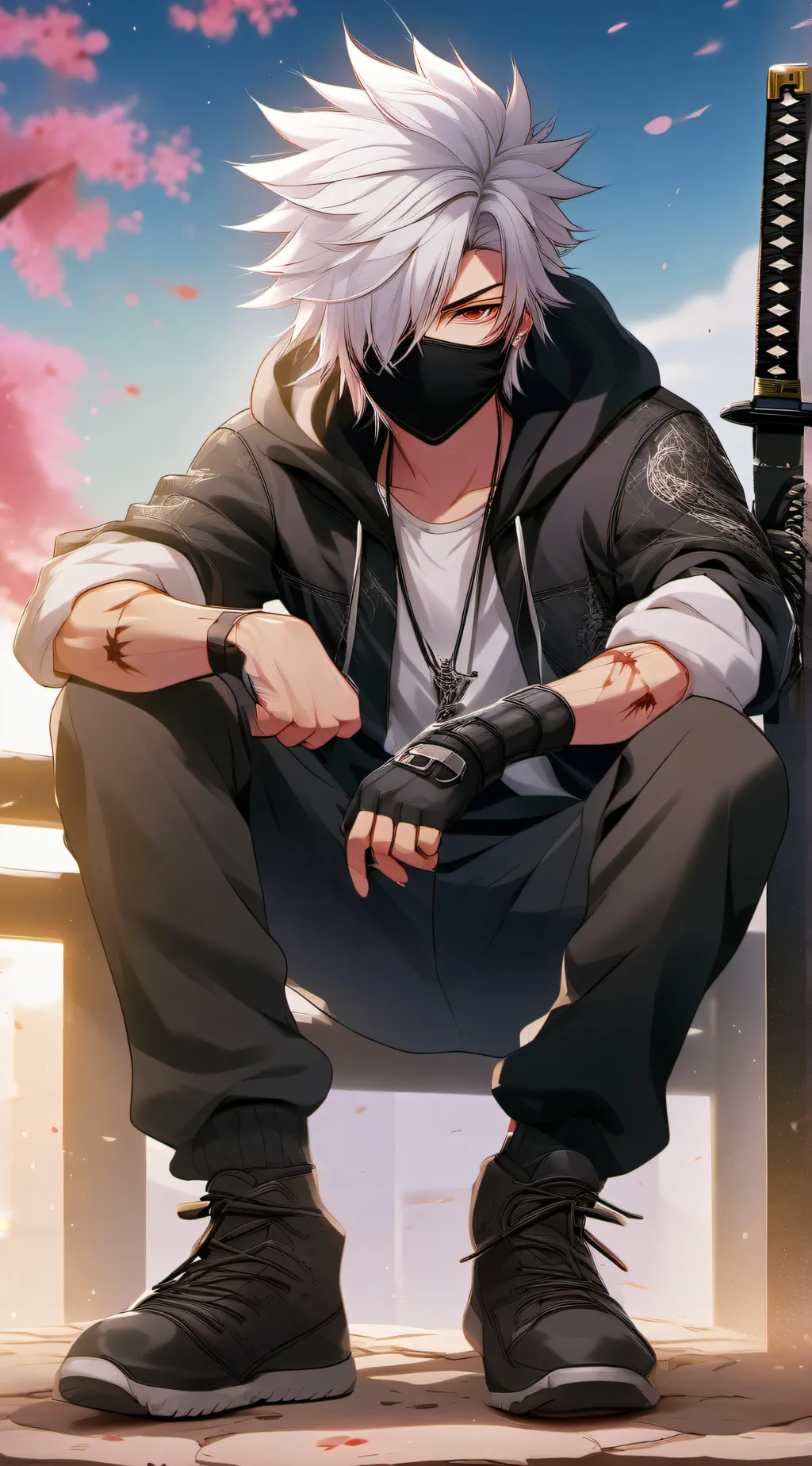 ai character: zen background