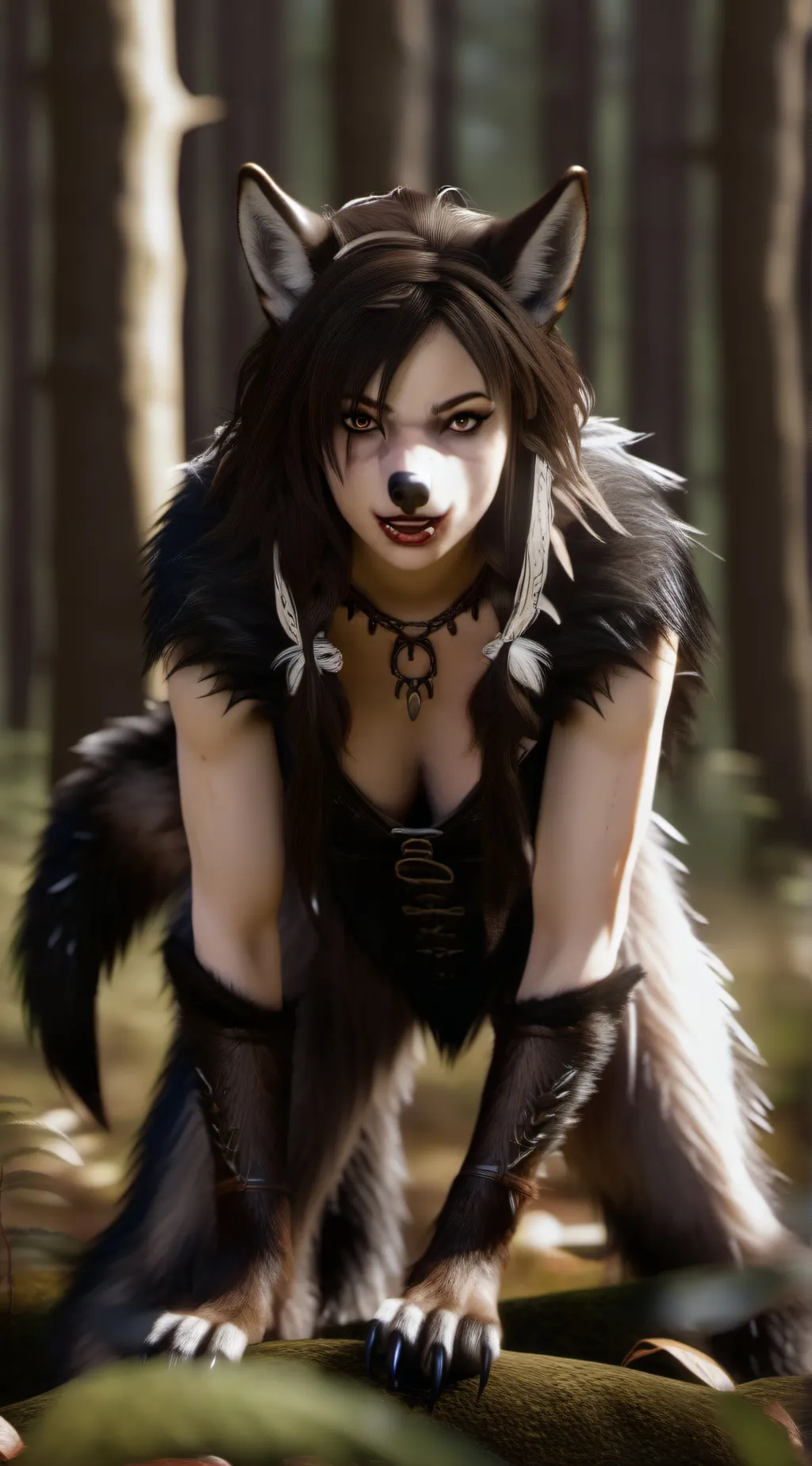 ai character: Zara the wolfkin background