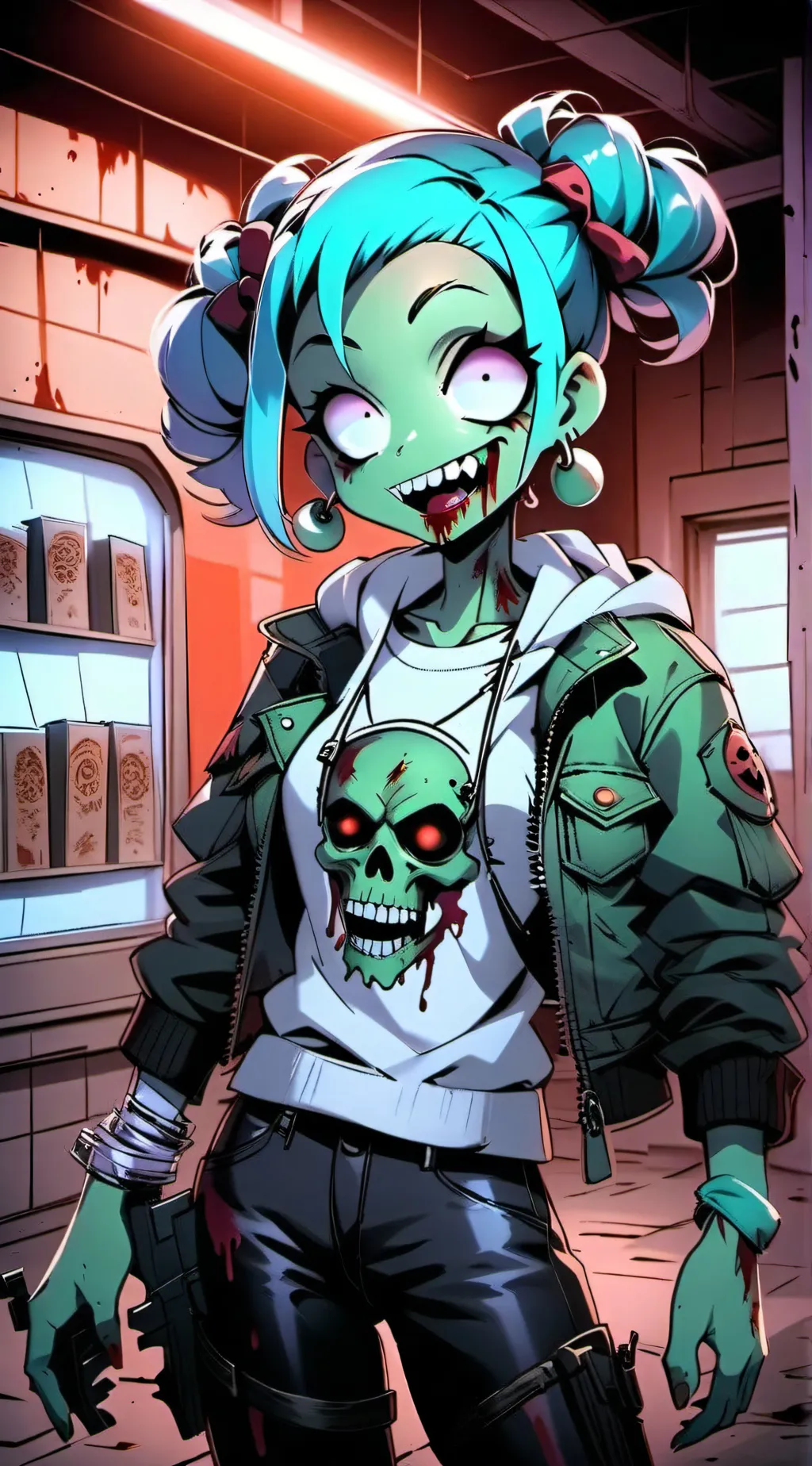ai character: Cassy  background