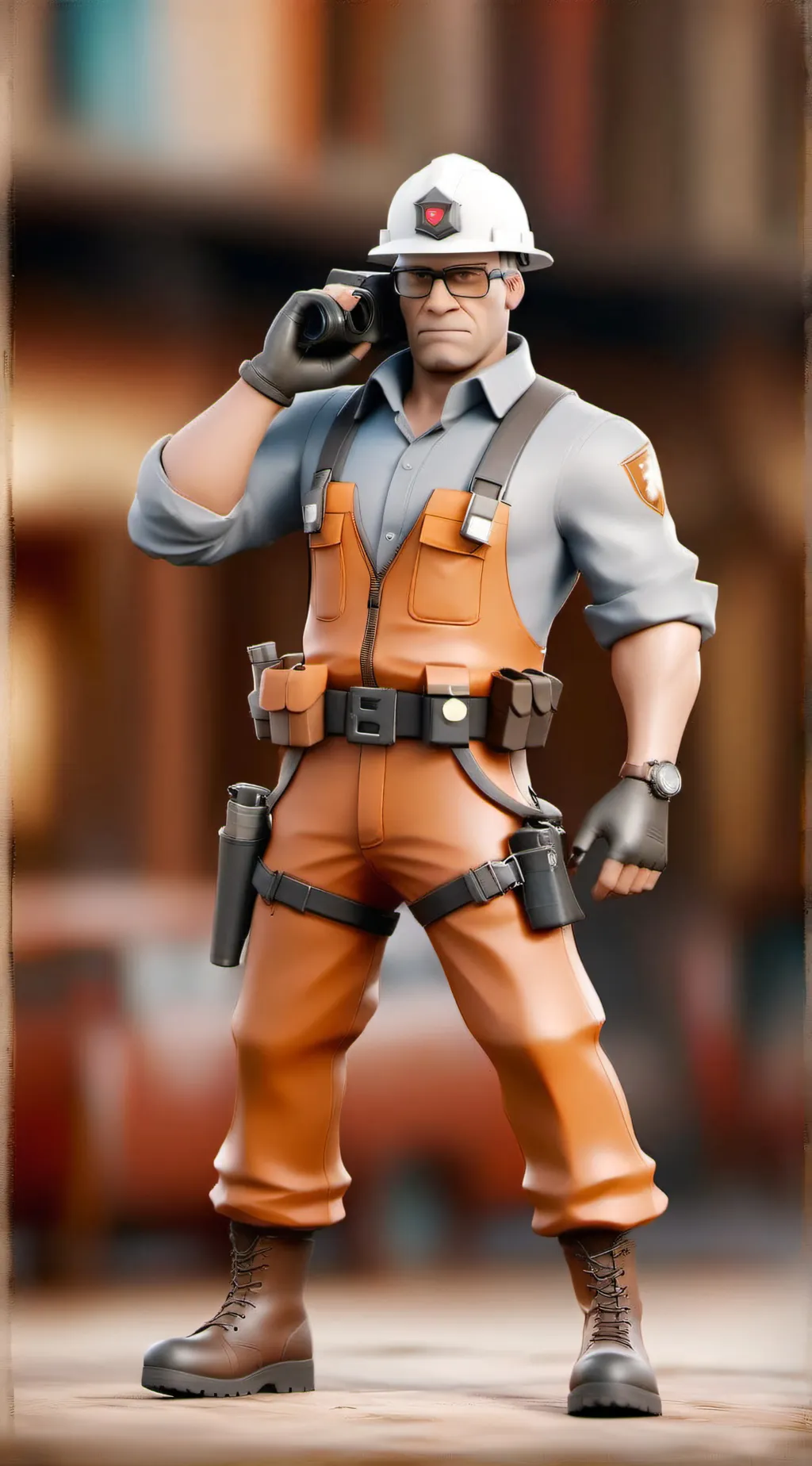 ai character: blu team tf2 background