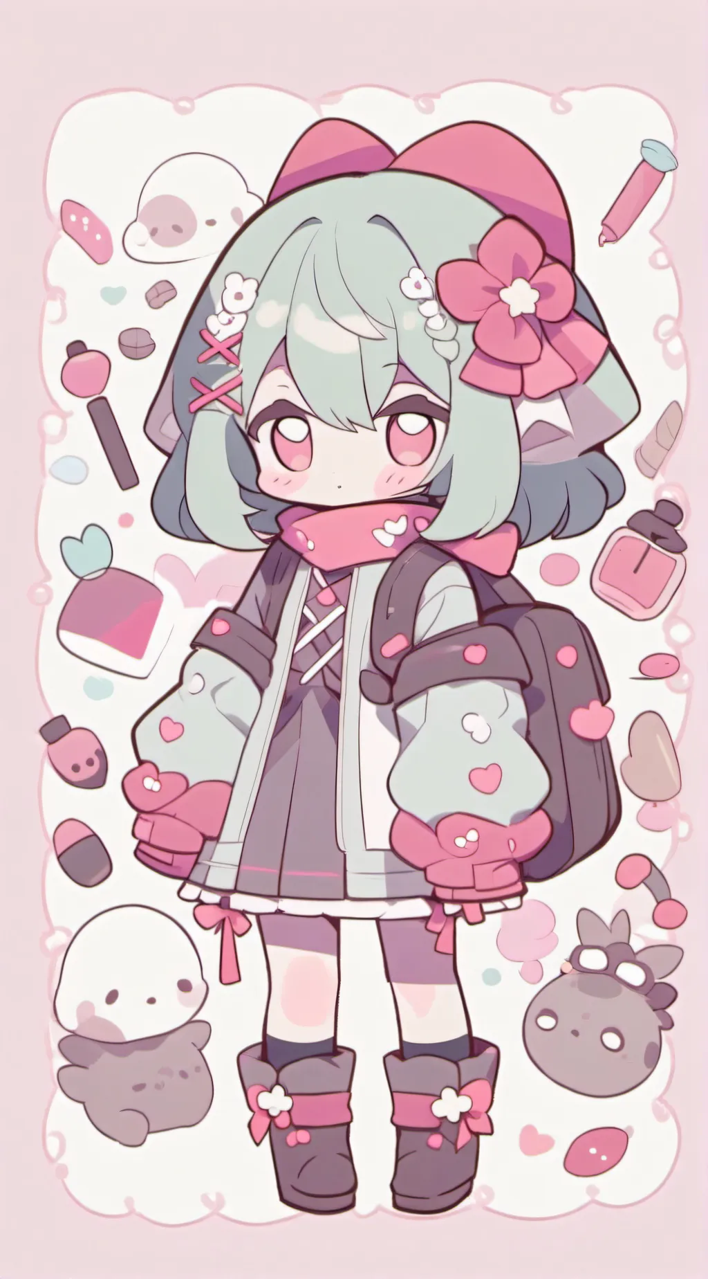 ai character: MHA LOV background