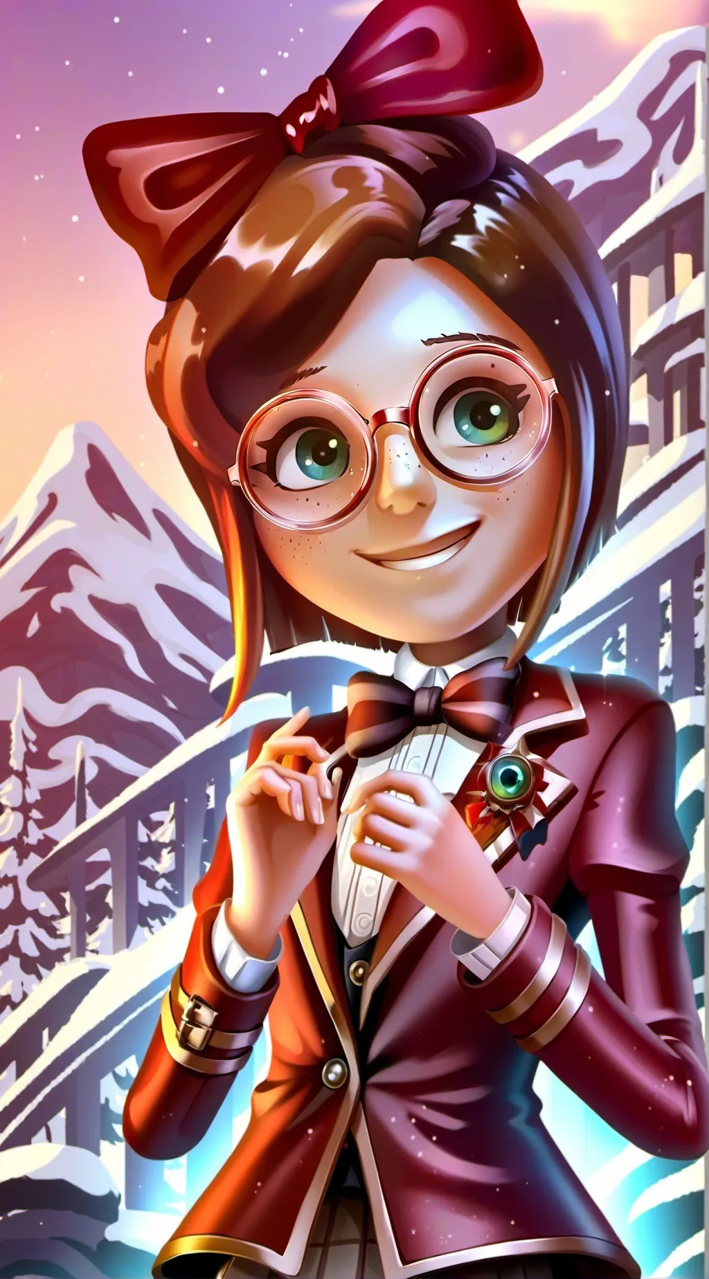 ai character: Amber Miles background