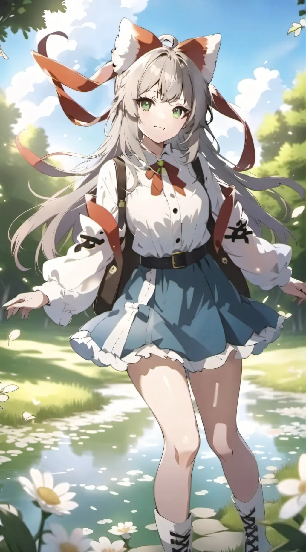 ai character: Miko  background